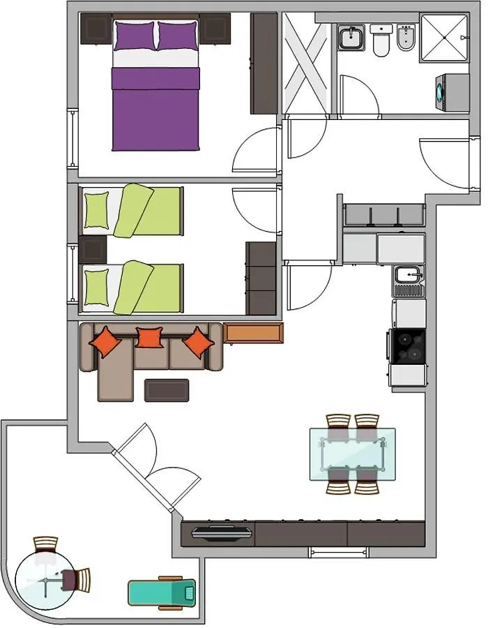 Apartment The View Trogir 0*,  Croatia